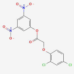 molecular formula C14H8Cl2N2O7 B15021808 3,5-Dinitrophenyl 2-(2,4-dichlorophenoxy)acetate 