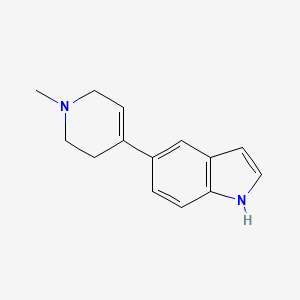 molecular formula C14H16N2 B1502181 5-(1-Methyl-1,2,3,6-tetrahydro-pyridin-4-YL)-1H-indole CAS No. 885273-31-4