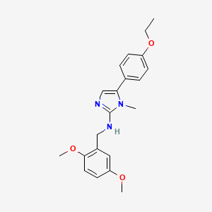 N-(2,5-dimethoxybenzyl)-5-(4-ethoxyphenyl)-1-methyl-1H-imidazol-2-amine