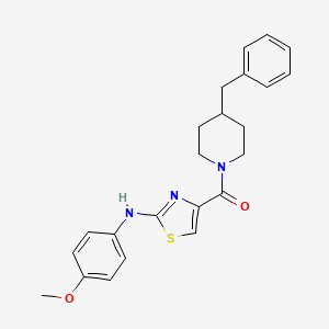 (4-Benzylpiperidin-1-yl){2-[(4-methoxyphenyl)amino]-1,3-thiazol-4-yl}methanone