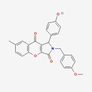 1-(4-Hydroxyphenyl)-2-(4-methoxybenzyl)-7-methyl-1,2-dihydrochromeno[2,3-c]pyrrole-3,9-dione