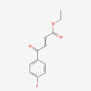 molecular formula C12H11FO3 B1502188 Ethyl 4-(4-fluorophenyl)-4-oxobut-2-enoate CAS No. 60611-95-2