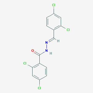 2,4-dichloro-N'-[(E)-(2,4-dichlorophenyl)methylidene]benzohydrazide