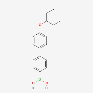 molecular formula C17H21BO3 B1502196 (4'-(Pentan-3-yloxy)-[1,1'-biphenyl]-4-yl)boronic acid CAS No. 1072944-31-0