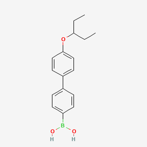 (4'-(Pentan-3-yloxy)-[1,1'-biphenyl]-4-yl)boronic acid