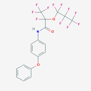 2,3,3,3-tetrafluoro-2-(1,1,2,2,3,3,3-heptafluoropropoxy)-N-(4-phenoxyphenyl)propanamide