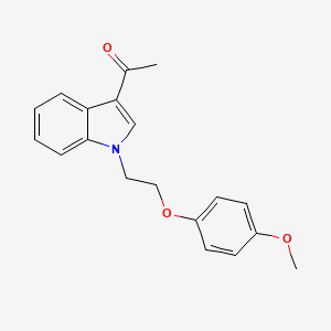 1-{1-[2-(4-methoxyphenoxy)ethyl]-1H-indol-3-yl}ethanone