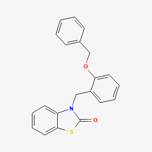 3-[2-(benzyloxy)benzyl]-1,3-benzothiazol-2(3H)-one