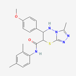 N-(2,4-dimethylphenyl)-6-(4-methoxyphenyl)-3-methyl-6,7-dihydro-5H-[1,2,4]triazolo[3,4-b][1,3,4]thiadiazine-7-carboxamide