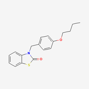 3-(4-butoxybenzyl)-1,3-benzothiazol-2(3H)-one