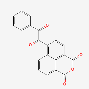 molecular formula C20H10O5 B15022460 6-[oxo(phenyl)acetyl]-1H,3H-benzo[de]isochromene-1,3-dione 