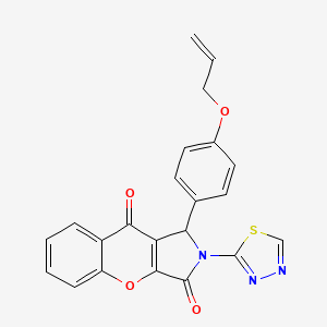 1-[4-(Prop-2-en-1-yloxy)phenyl]-2-(1,3,4-thiadiazol-2-yl)-1,2-dihydrochromeno[2,3-c]pyrrole-3,9-dione