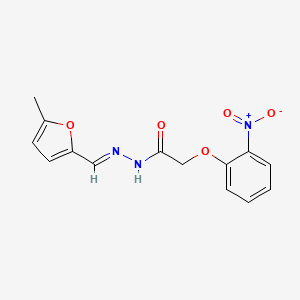 N'-[(E)-(5-methylfuran-2-yl)methylidene]-2-(2-nitrophenoxy)acetohydrazide