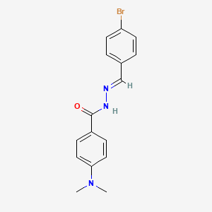 N'-[(E)-(4-bromophenyl)methylidene]-4-(dimethylamino)benzohydrazide