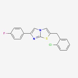 2-(2-Chlorobenzyl)-6-(4-fluorophenyl)imidazo[2,1-b][1,3]thiazole