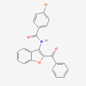 N-(2-benzoyl-1-benzofuran-3-yl)-4-bromobenzamide