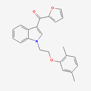 {1-[2-(2,5-dimethylphenoxy)ethyl]-1H-indol-3-yl}(furan-2-yl)methanone