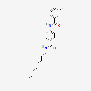 3-methyl-N-[4-(nonylcarbamoyl)phenyl]benzamide