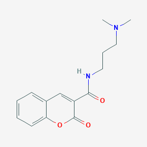 N-[3-(dimethylamino)propyl]-2-oxo-2H-chromene-3-carboxamide