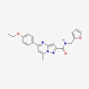 5-(4-ethoxyphenyl)-N-(furan-2-ylmethyl)-7-methylpyrazolo[1,5-a]pyrimidine-2-carboxamide