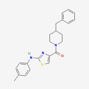 (4-Benzylpiperidin-1-yl){2-[(4-methylphenyl)amino]-1,3-thiazol-4-yl}methanone