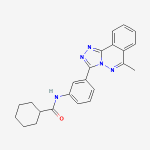 N-[3-(6-methyl[1,2,4]triazolo[3,4-a]phthalazin-3-yl)phenyl]cyclohexanecarboxamide