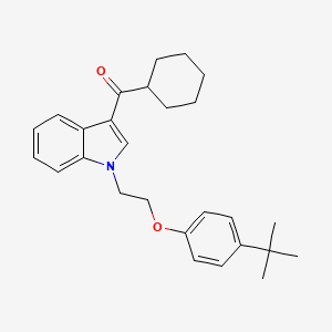 {1-[2-(4-tert-butylphenoxy)ethyl]-1H-indol-3-yl}(cyclohexyl)methanone