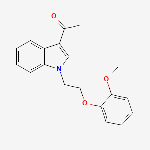 1-{1-[2-(2-methoxyphenoxy)ethyl]-1H-indol-3-yl}ethanone