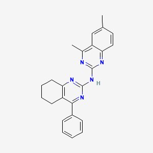 4,6-dimethyl-N-(4-phenyl-5,6,7,8-tetrahydroquinazolin-2-yl)quinazolin-2-amine