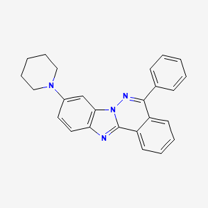 5-Phenyl-9-(piperidin-1-yl)benzimidazo[2,1-a]phthalazine