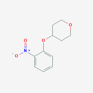 molecular formula C11H13NO4 B1502391 4-(2-Nitrophenoxy)tetrahydro-2H-pyran CAS No. 898289-39-9