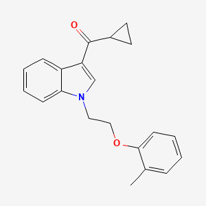 cyclopropyl{1-[2-(2-methylphenoxy)ethyl]-1H-indol-3-yl}methanone