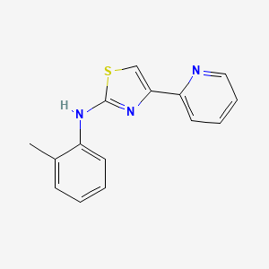 N-(2-methylphenyl)-4-(pyridin-2-yl)-1,3-thiazol-2-amine