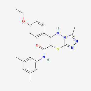 N-(3,5-dimethylphenyl)-6-(4-ethoxyphenyl)-3-methyl-6,7-dihydro-5H-[1,2,4]triazolo[3,4-b][1,3,4]thiadiazine-7-carboxamide