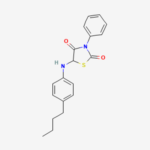 5-[(4-Butylphenyl)amino]-3-phenyl-1,3-thiazolidine-2,4-dione