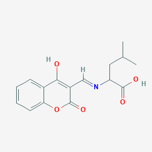 N-[(Z)-(2,4-dioxo-2H-chromen-3(4H)-ylidene)methyl]leucine