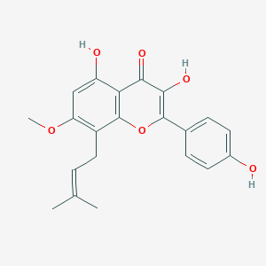 molecular formula C21H20O6 B150243 异脱水异加州红花素 CAS No. 28610-30-2
