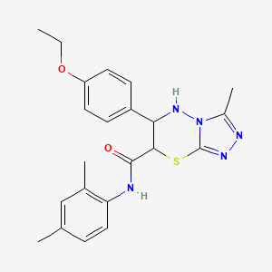 N-(2,4-dimethylphenyl)-6-(4-ethoxyphenyl)-3-methyl-6,7-dihydro-5H-[1,2,4]triazolo[3,4-b][1,3,4]thiadiazine-7-carboxamide