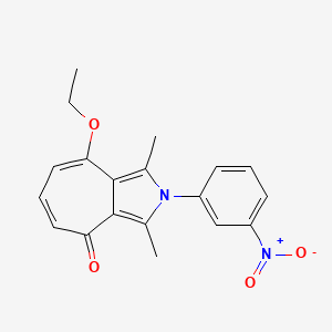 8-ethoxy-1,3-dimethyl-2-(3-nitrophenyl)cyclohepta[c]pyrrol-4(2H)-one