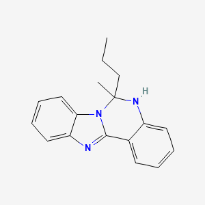 6-Methyl-6-propyl-5,6-dihydrobenzimidazo[1,2-c]quinazoline