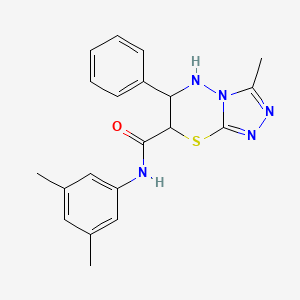 N-(3,5-dimethylphenyl)-3-methyl-6-phenyl-6,7-dihydro-5H-[1,2,4]triazolo[3,4-b][1,3,4]thiadiazine-7-carboxamide