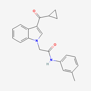 2-(3-Cyclopropanecarbonyl-indol-1-yl)-N-m-tolyl-acetamide