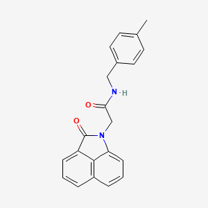 N-(4-methylbenzyl)-2-(2-oxobenzo[cd]indol-1(2H)-yl)acetamide