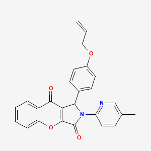 2-(5-Methylpyridin-2-yl)-1-[4-(prop-2-en-1-yloxy)phenyl]-1,2-dihydrochromeno[2,3-c]pyrrole-3,9-dione