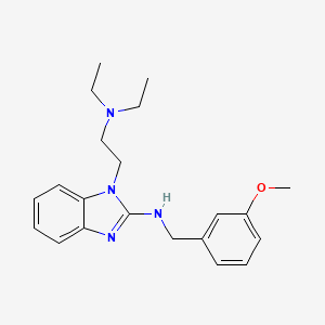 1-[2-(diethylamino)ethyl]-N-(3-methoxybenzyl)-1H-benzimidazol-2-amine