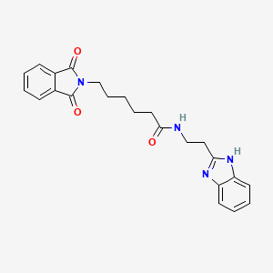 N-[2-(1H-benzimidazol-2-yl)ethyl]-6-(1,3-dioxoisoindol-2-yl)hexanamide