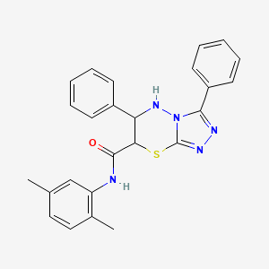 N-(2,5-dimethylphenyl)-3,6-diphenyl-6,7-dihydro-5H-[1,2,4]triazolo[3,4-b][1,3,4]thiadiazine-7-carboxamide