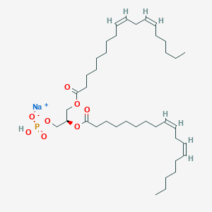 molecular formula C39H68NaO8P B1502554 Sodium (2R)-2,3-bis{[(9Z,12Z)-octadeca-9,12-dienoyl]oxy}propyl hydrogen phosphate CAS No. 322647-62-1