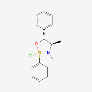 molecular formula C16H18ClNOSi B1502566 (4R,5R)-2-Chloro-3,4-dimethyl-2,5-diphenyl-1,3,2-oxazasilolidine CAS No. 1236123-69-5