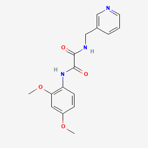 molecular formula C16H17N3O4 B15025688 N-(2,4-dimethoxyphenyl)-N'-(pyridin-3-ylmethyl)ethanediamide 